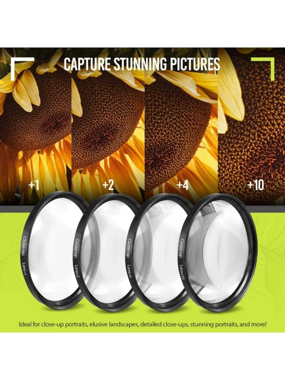 Ultra Deluxe 7pc Lens Kit with Filters, Wide Angle & Telephoto for DSLR Cameras